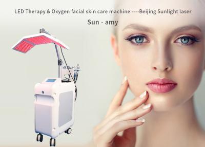 China Skin Care Oxygen Facial Treatment Machine , Oxygen Peeling Led Light Therapy Machine for sale