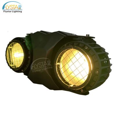 China Cheap theme park COB 300W RGBW/warm white/warm+cool white IP65 led attendance blinder lighting DJ concert party for sale