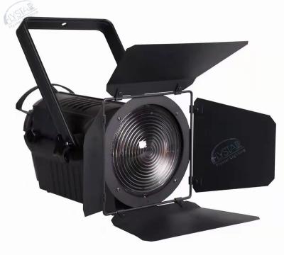 China Hot Selling Theme Park White 200W Led Fresnel Light With Manual Zoom for sale