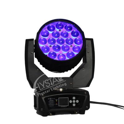 China 2020 Theme Park Trend Stage Lighting Cheap Price 19*15w Led Wash Moving Head Zoom for sale