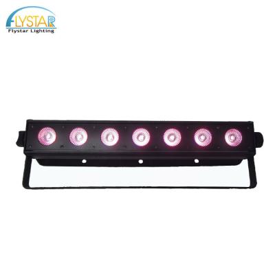 China Music DJ Mixer Led Light 7pcs 30w 3in1 Waterproof Wall Seal RGB Led Stage Lights Concert DJ 600x200x200mm for sale