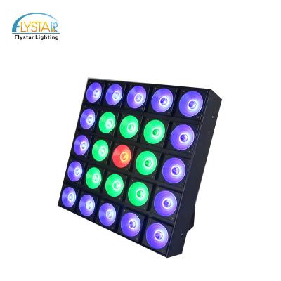 China High Quality Theme Park High Brightness 25pcs 10W RGB 3in1 Matrix Blinder Light Led Effect Lighting DJ Bar Concert for sale