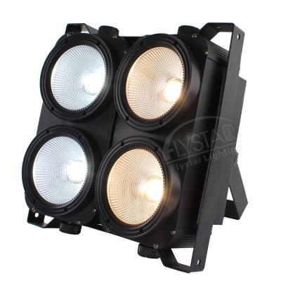 China Best price dmx 4*100w cob garden equipment dj warm white 4 eyes led assist blinders for sale