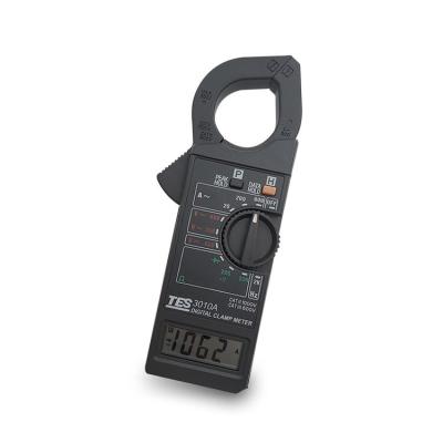 China High Accuracy Manual AC Power Factor Digital Clamp Meter Current Multifunction Multimeter TES-3010A for sale