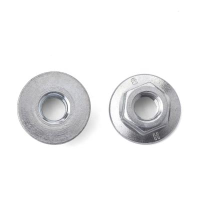 China Wholesale Heavy Industry Galvanized Carbon Steel M4 M5 M6 M8 M10 M12 Hex Hex Castellated Flange Nuts for sale