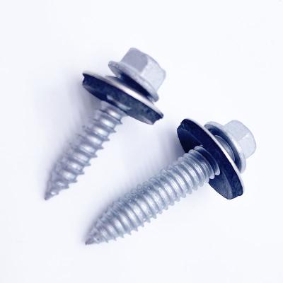 China SUS304+435 Screw With A Bimetal Washer Hex Head Self Drilling Screw for sale