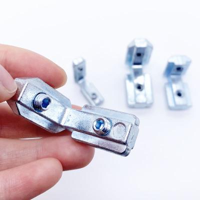 China Interior Accessories L Frame Bracket 3030 Zinc Alloy Aluminum Quick Connector for sale