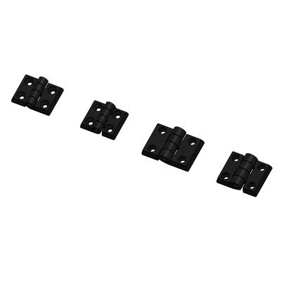 China Reinforced Nylon Stud Mount Nylon Hinges For Aluminum Profiles 30 40 45 for sale