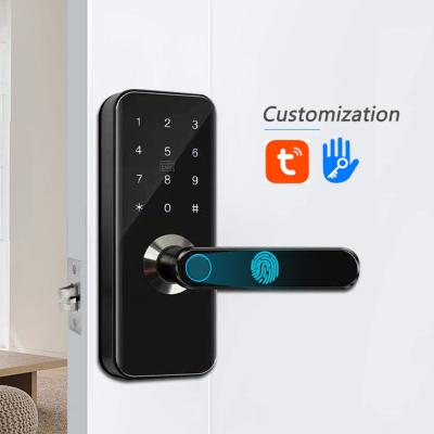 China Home Security Smart Bedroom Door Lock Digital Electronic Code Smart Waterproof Mechanical Door Lock Key for sale