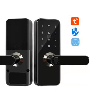 China Waterproof Home Digital Keyless Code Keypad Cylinder Security Office Apartment Hotel Electronic Door Lock with Handle for Apartment Door for sale