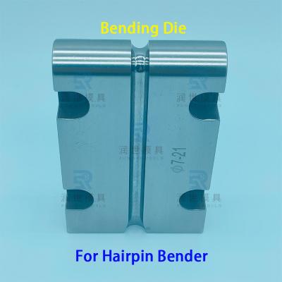 China OEM Hairpin Bender Spare Parts Φ7mm Pipe Bender Dies For Air Conditioner Production for sale