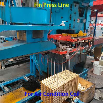 China Professional Open Type Fin Press Line Stamping Machine For Aluminum Copper Steel for sale