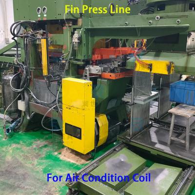 China Servo Control Fin Press Stamping Machine For Heat Exchanger aluminum Foils for sale