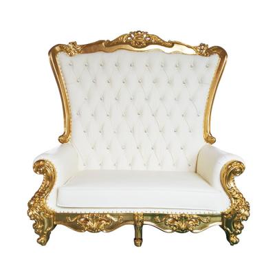 China Modern High Quality Modern Throne Chair Luxury Wedding Bride and Groom Sofa Chair for sale