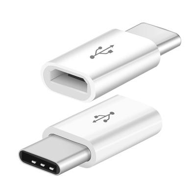 China USB Type C Male Keyboard USB C 3.1 To V8 Micro USB 2.0 Charging 5 Pin Female OTG Mini Data Adapter for sale