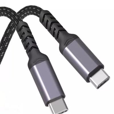 China High Quality MP3/MP4 Player USB3.1 Type C to Type-C Data Cable PD 20V 5A 100W Fast Charging USB Cable For MacBook Phone for sale