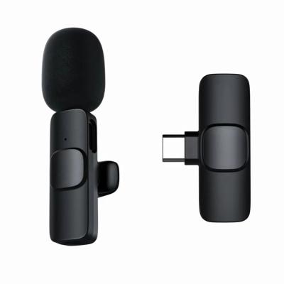 China Super Sound For Portable Audio Device Live Broadcast Gaming Microfonoe Mic For Video Recording Video Recording New Lavalier Audio Wireless Microphone Type C for sale