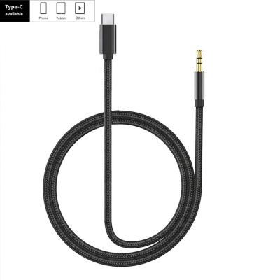 China Plug-and-Play Aluminum 8Pin to Aux Audio Cable. 3.5mm Male, 8pin to 3.5mm Earphone Jack Adapter Converter Cable for iphone 7 7plus for sale