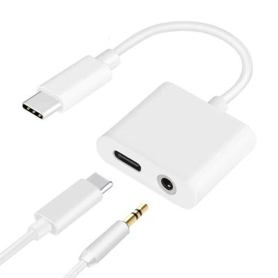 China Plug and Play USB Type C to 3.5mm Audio Cable Type AUX Adapter. 3.5 C Jack Earphone Cable USB C for sale