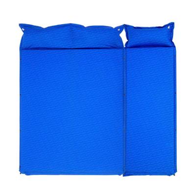 China Outdoor Camping Raising Inflatable Sleeping Cushion Inflatable Foot Displacement Mattress Single Cushion Inflatable Outdoor Camping Bed Double Pump for sale