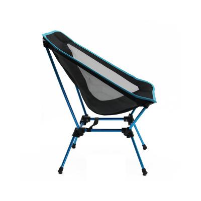 China Travel Ultralight Beach Fashion Design Frame Aluminum Alloy Folding Outdoor Camping Chair for sale