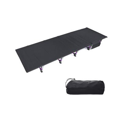 China Ultralight Manufacturers Wholesale Hiking Trekking Made Full Aluminum Folding Bed for sale