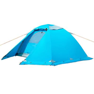 China Aluminum Alloy Pop Up Family Camping Tent 2-4 Person Portable Tent Automatic Tent Waterproof for sale