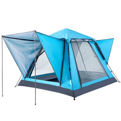 China Diagonal tie type waterproof outdoor family garden tent beach luxury camping tent for sale for sale