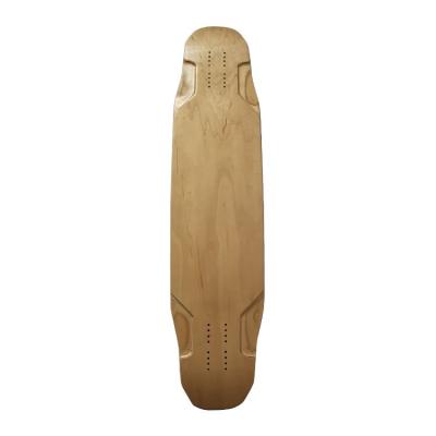 China Adult Wholesale Custom Longboard Total Deck in 100% Canadian Maple for Down Hill Cruiser Dancer for sale