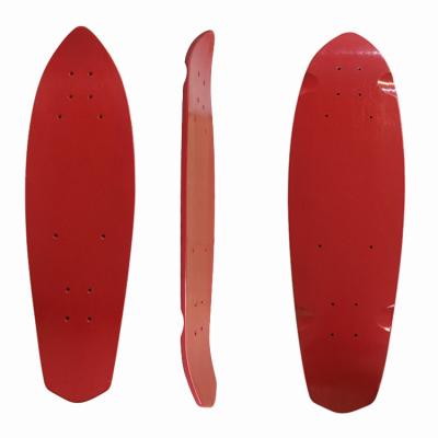 China 100% Adult Canadian Maple 8ply Cruiser E Skateboard Longboard Deck With Paint For Old School Custom Skate for sale