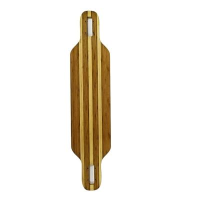 China 2022 Adult Drop Through Canadian Maple Longboard Deck With Concave Camber For Freeride Cruiser for sale