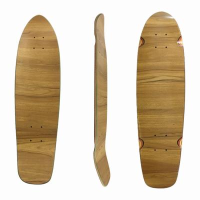 China Custom 100% Canadian Maple Cruiser Skateboard Adult Deck with Fireproofing Wood for Old School Surf Blank Skate for sale