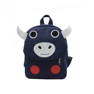 China Factory wholesale waterproof fashion cartoon children school backpack cute cartoon cow school bag children boys girls backpack promotion for sale