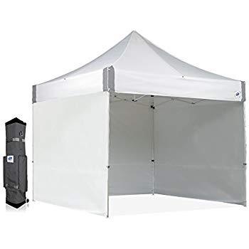 China Camouflage/Field Play Event Shelter 10' x 10' Seller Friendly All White Automatic Straight Leg Commercial Tent With 4 Walls for sale