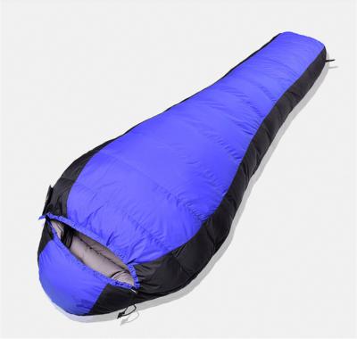 China Wholesale Camping Easy Carry Outdoor Duck Down Common Adult Winter Warm Sleeping Bag To Increase Mountaineering for sale