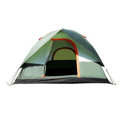 China Ice Shelter Waterproof Camping Tent 4 Layers Polyester Oxford Fabric Double Rise Tent People TC for sale