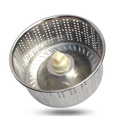 China Sustainable 360 degree magic mop stainless steel spin mop basket for sale