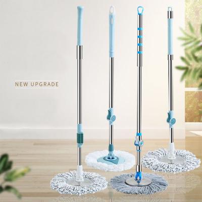 China Sustainable Easy Use Stainless Steel Telescopic Handle Pole 360 Rotary Mop Rod for sale