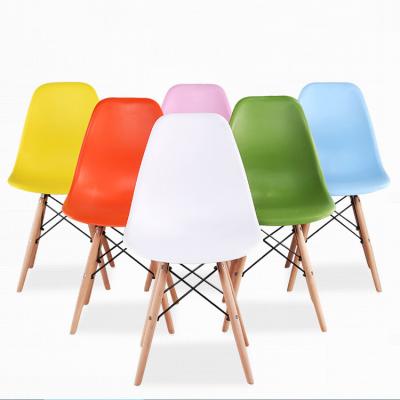 China Durable High Quality China Durable Wooden Legs Home Dining Room Plastic Chairs For Restaurant for sale