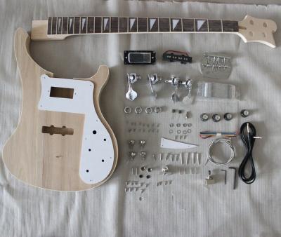 China Ash Diy Electric Guitar Kits /Electric Bass Guitar Kit For Sale for sale