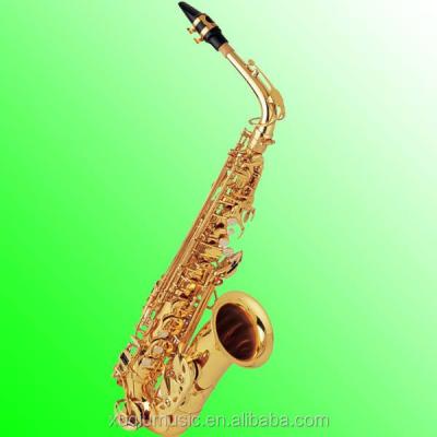 China Chinese Cheap Gold Lacquer XAL1001-C Alto Saxophone/c Melody Saxophone for sale