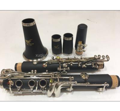 China Good Selling 17 Key Bb Clarinet G Nickel Plated Turkish Clarinet for sale