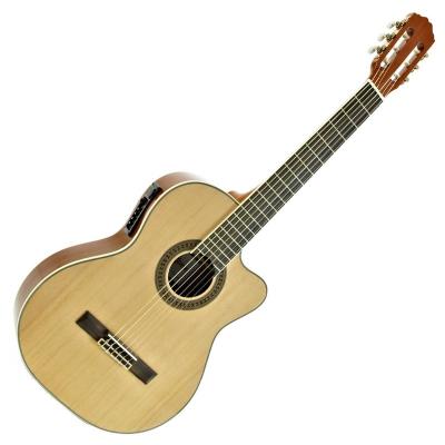 China Electro Acoustic Guitar Deluxe Classical Acoustic Guitar by Gear4music for sale