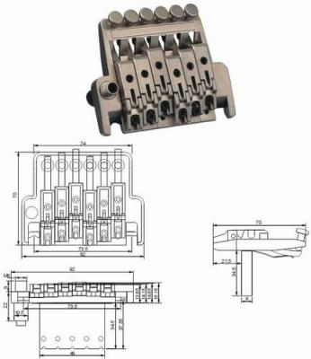 China Wholesale GUITAR Tremolos Guitar Locking Bridge for sale