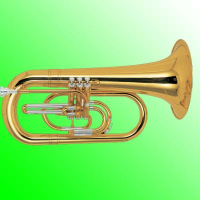 China Gold Lacquer XMB003 Offset Bb Key Marching Euphonium for sale