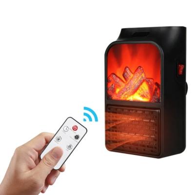 China Digital Display Temperature Remote Control Fan Heater Mini 350W Energy saving Wall Electric Heater Mini Fan Heater Ostech for sale