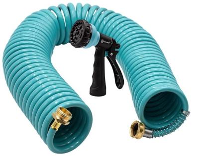 China Adjustable Retractable Coil Garden Hose for sale