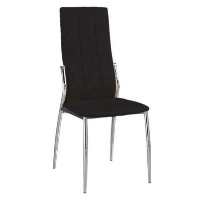 China Modern Designer Dining Room Furniture Modern Minimalist Style High Back PU Leather Armless Dining Chair for sale