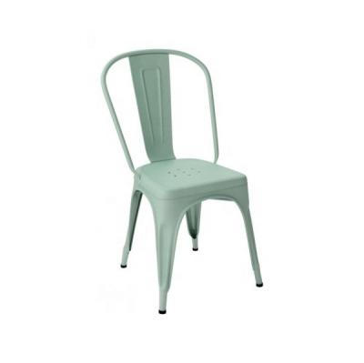 China Modern Steel Tolixs Chair Stackable Tolixs Chair Steel Retro Metal Cafa Chair for sale