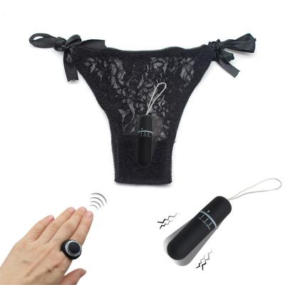 China Wireless Remote Control Super Strong Underwear Mini Vibration Clitoris G-spot Panties Stimulator Toy For Women Vibrating Bullet Panties Vibrator for sale